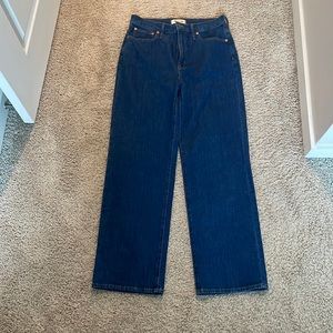Madewell Jeans. Slim Wide Leg Full Length. Size 28.